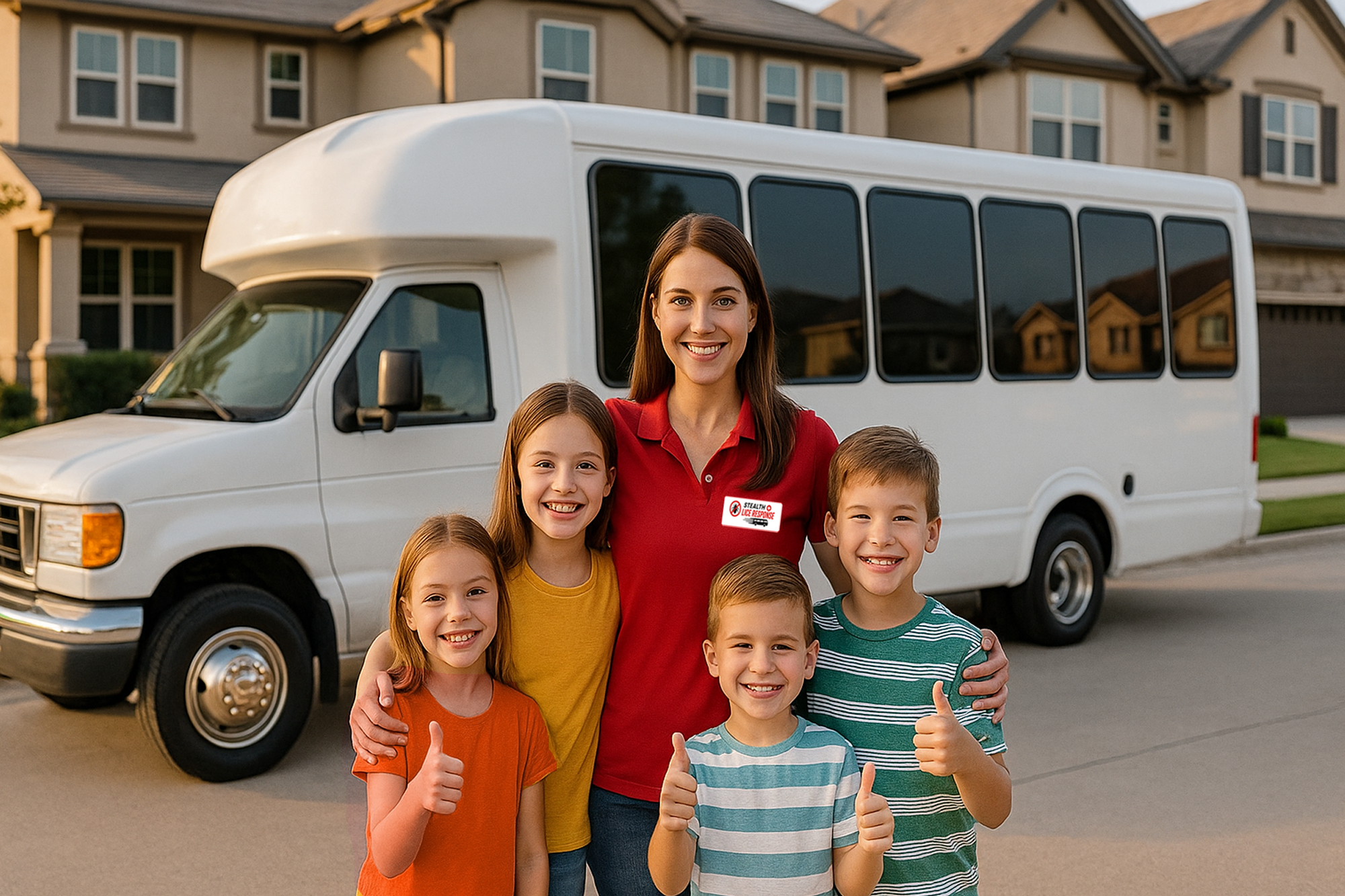 Mobile Salon Bus Lice Removal